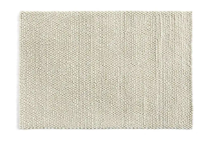 HAY Peas Teppich 140 x 200 cm – Creme