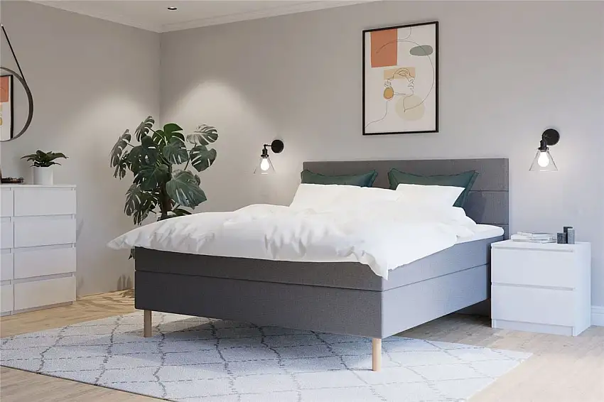 GOOD NIGHT Asger Kontinentalbett Sandwich 180x200 cm - Möbeltextil