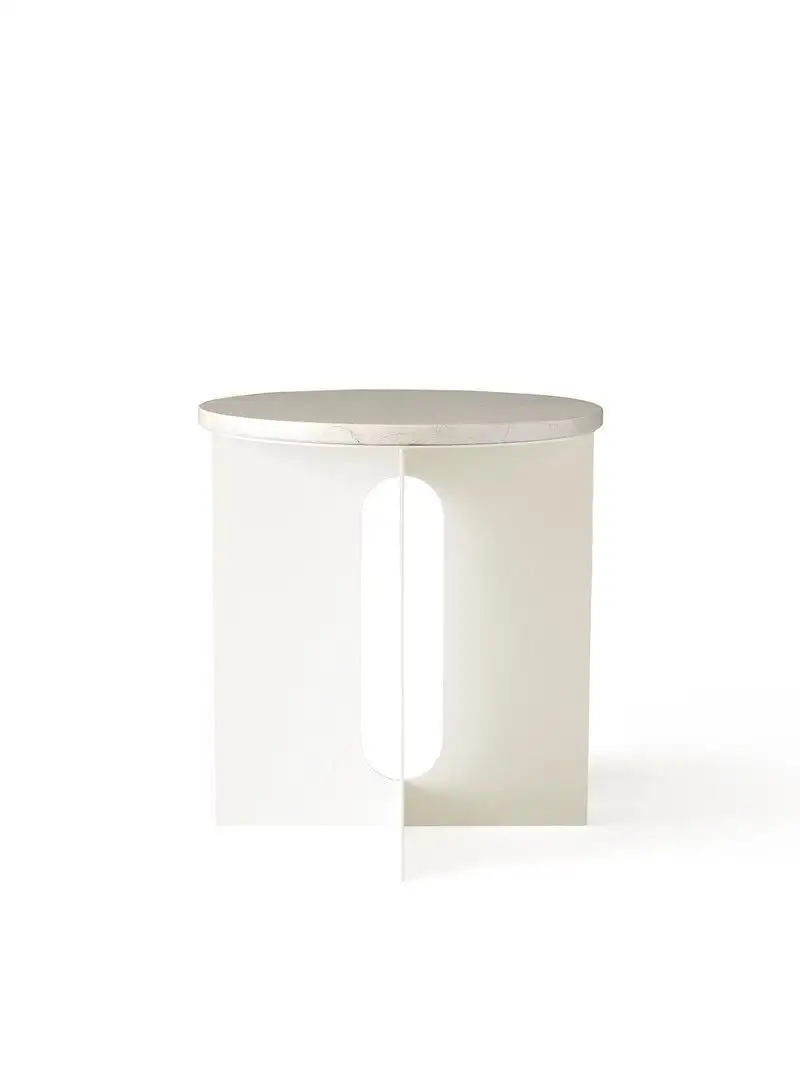 Audo Copenhagen Androgynous Beistelltisch Ø: 40 cm - Elfenbein