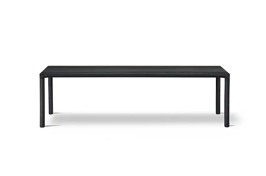 Fredericia Furniture 6715 Piloti Couchtisch 120 x 39 x 35 cm – schwarz lackierte Eiche