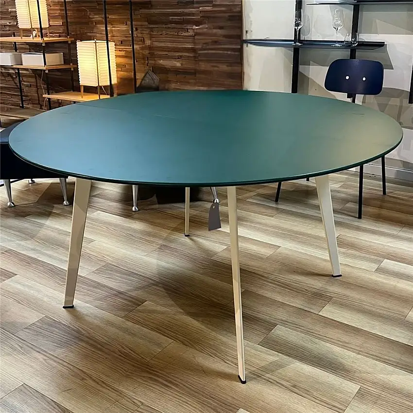 Montana Dinning JW Tisch Ø: 140 cm - Beiges Gestell/Kieferlaminat AUSSTELLUNGSMODELL