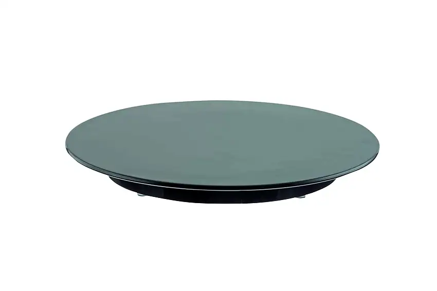 Tortenplatte Melamin, schwarz, D: 320 mm, H: 30 mm