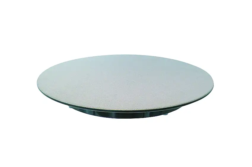Tortenplatte Melamin silber/ schwarz, D: 320 mm, H: 30 mm