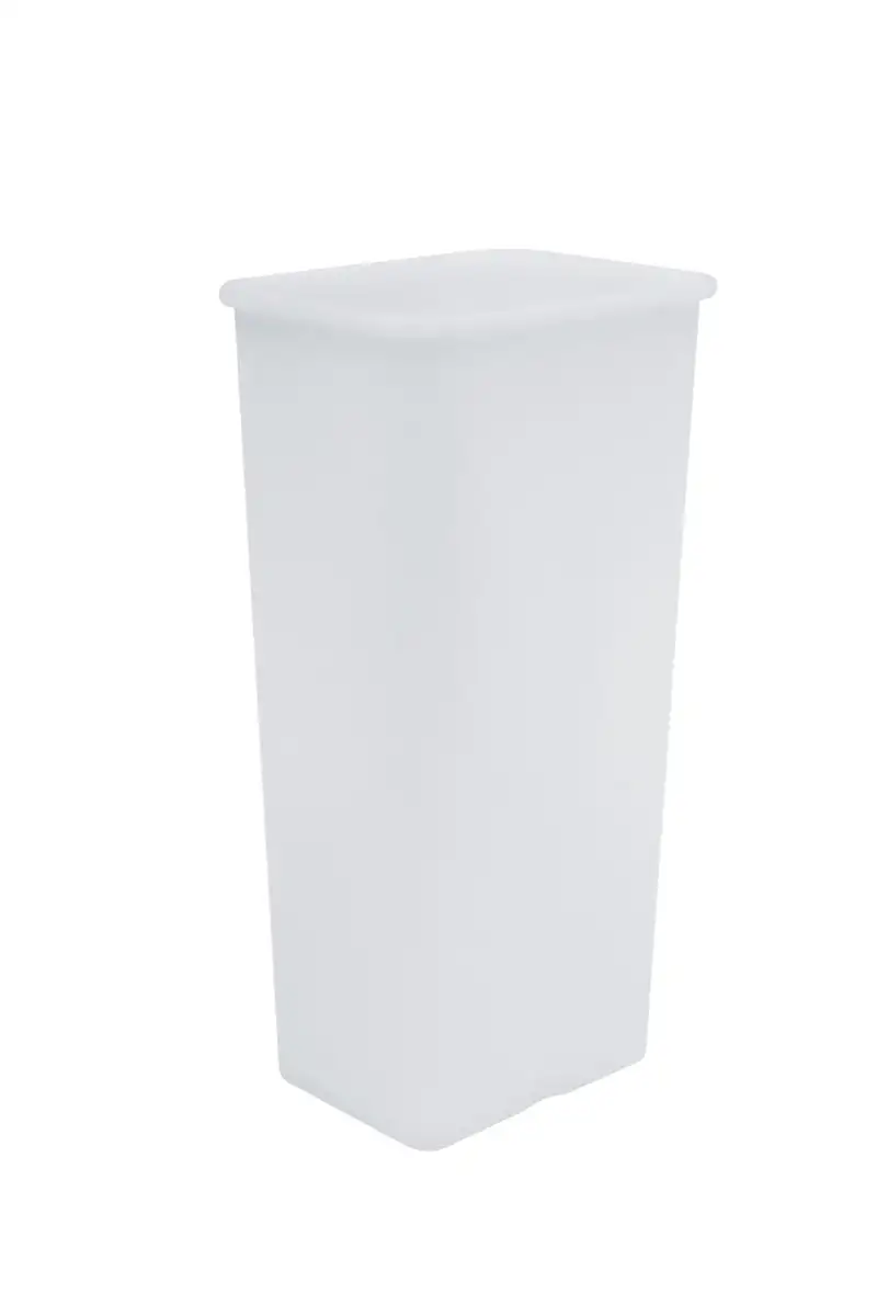 Vorratsdose stapelbar, PP weiss, 155 x 120 x 340 mm/ 5 ltr.