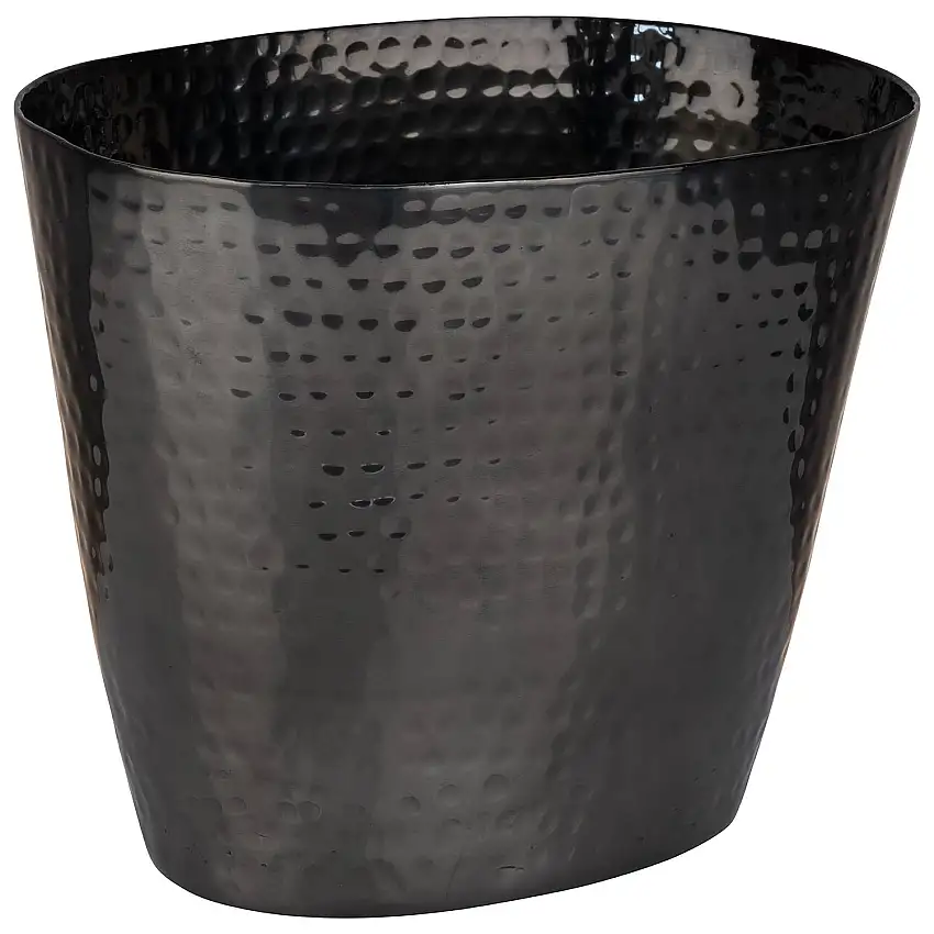 Wein-, Sektkühler, Aluminium, 20,5 x 14 x 17 cm/ 3,9 ltr., Farbe: Gunmetal-Look