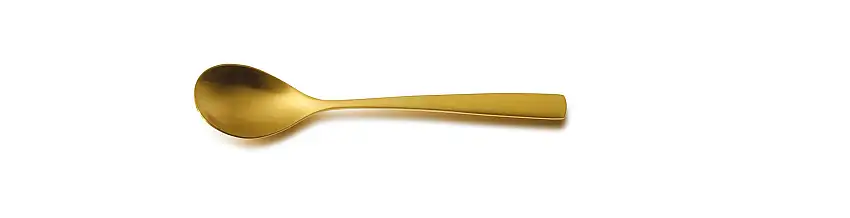 Comas, BCN Colors : PVD Gold 18/0 - Mokka-, Espressolöffel satiniert 110 mm