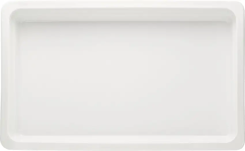 Bauscher, GN Function : Gastronorm-Schale 1/1, uni, weiss, T: 65 mm, I: 7.30 ltr.