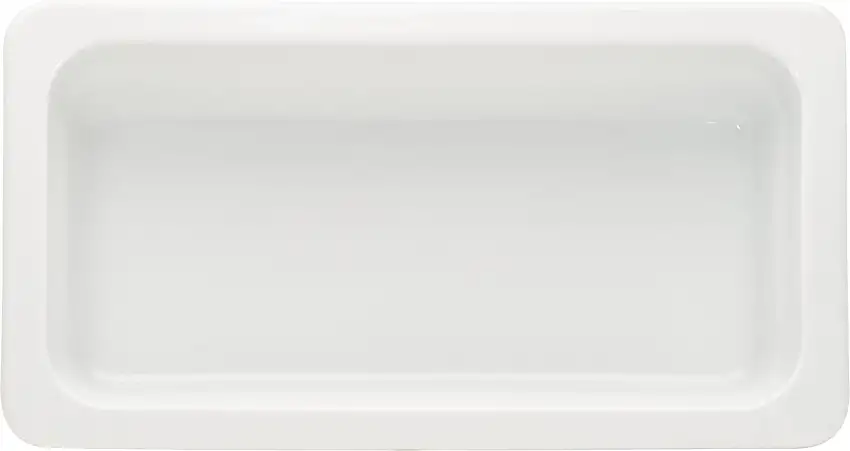 Bauscher, GN Function : Gastronorm-Schale 1/3, uni, weiss, T: 65 mm, I: 1.90 ltr.