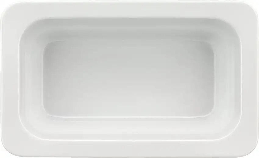 Bauscher, GN Function : Gastronorm-Schale 1/4, uni, weiss, T: 65 mm, I: 1.2 ltr.