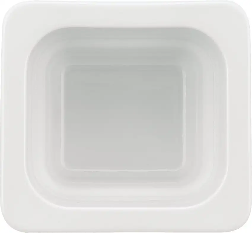 Bauscher, GN Function : Gastronorm-Schale 1/6, uni, weiss, T: 100 mm, I: 1.10 ltr.