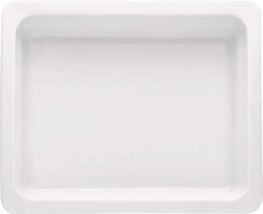 Bauscher, GN Function : Gastronorm-Schale 1/2, uni, weiss, T: 100 mm, I: 5.00 ltr.
