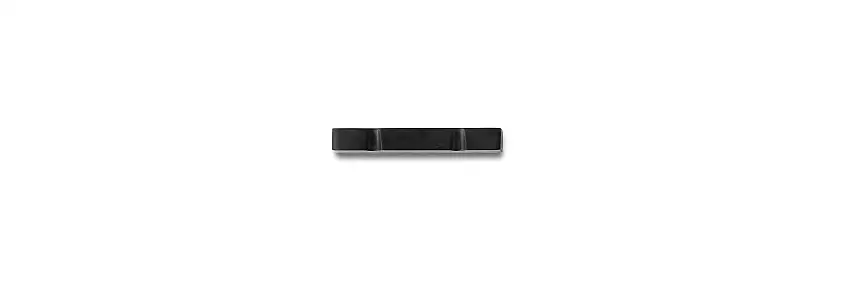 Comas, Palillos : Schwarz - Ablagebank für Chopsticks, 18/10 Edelstahl, 60 mm