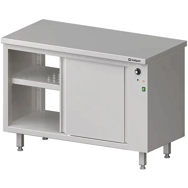 Stalgast Durchreiche-Wärmeschrank mit Schiebetüren 1200x700x850 mm