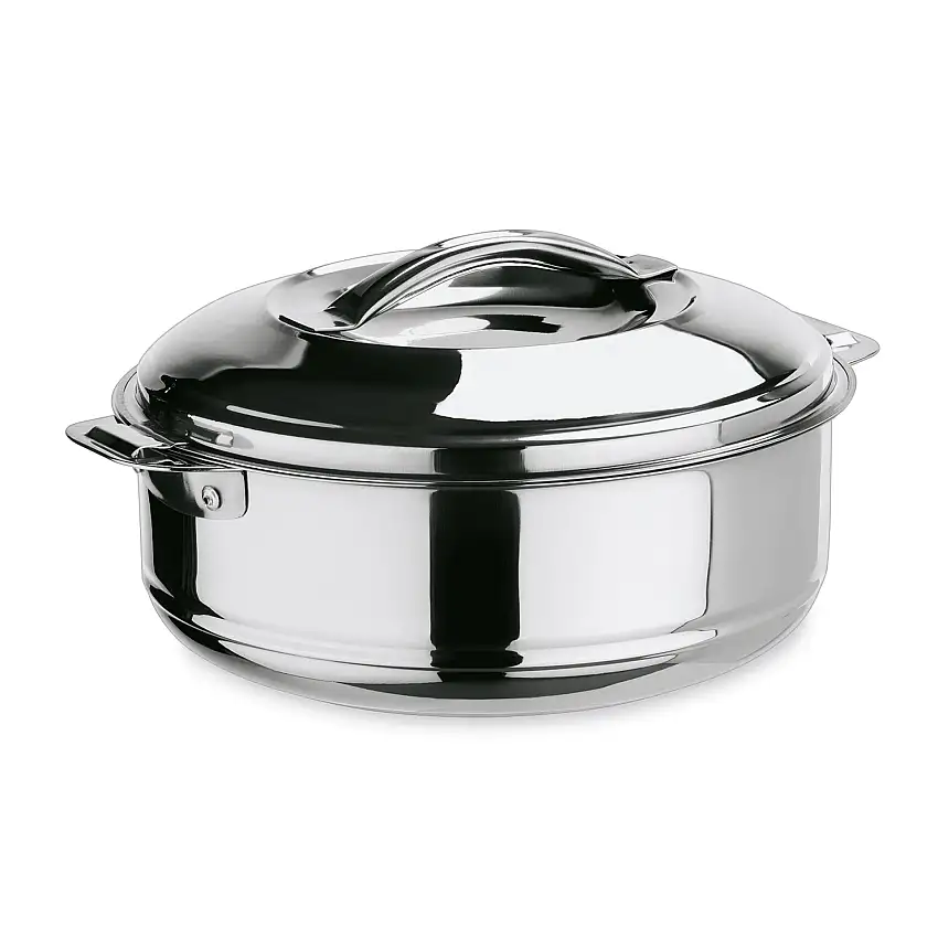 WAS Thermospeisetransportbehälter, 2,5 ltr., Ø 26 cm, Chromnickelstahl