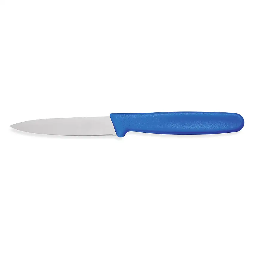 WAS Schälmesser HACCP KNIFE, 17,5 cm, blau, Edelstahl, Kunststoff