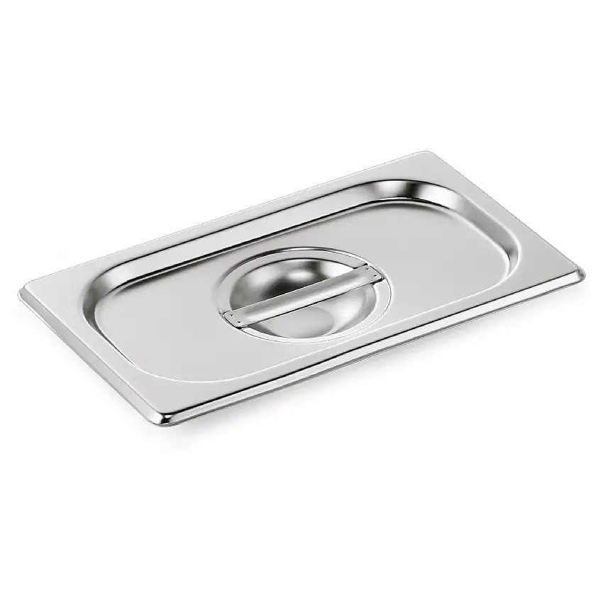 WAS GN Deckel GN CORE 1/4, mit Löffelaussparung, Chromnickelstahl