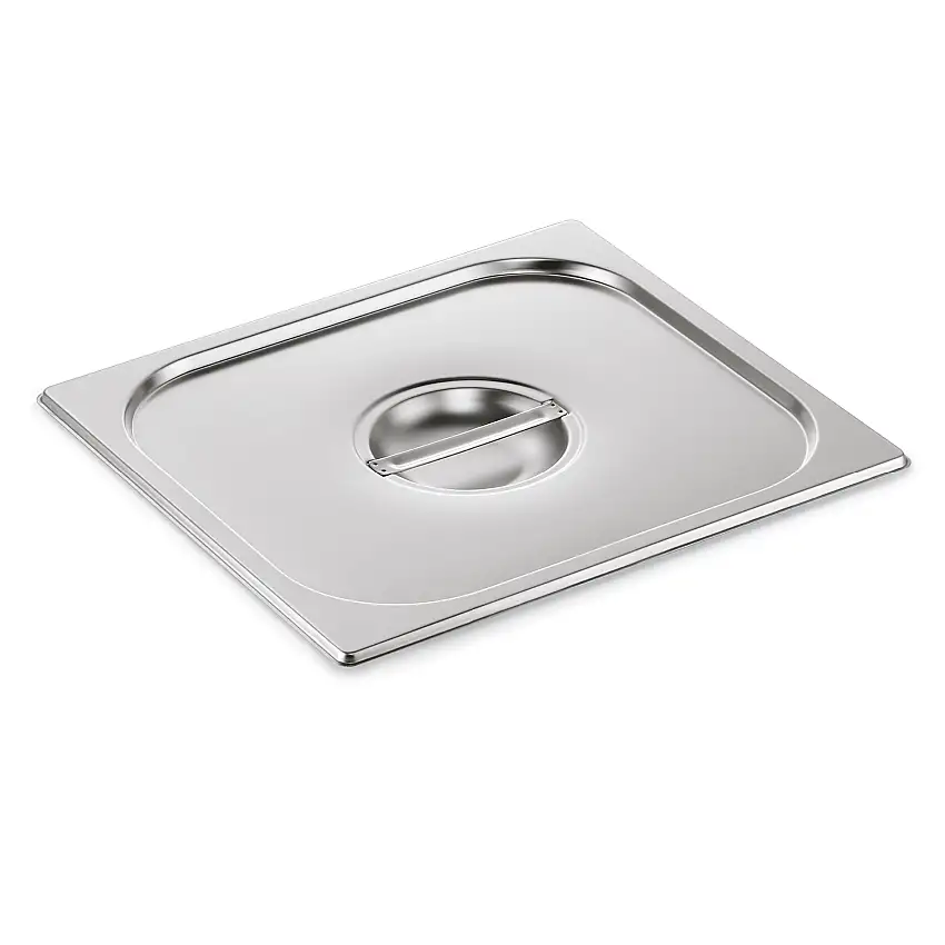 WAS GN Deckel GN CORE 2/3, mit Löffelaussparung, Chromnickelstahl