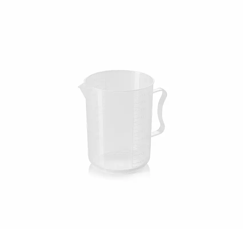 WAS Messbecher, Ø 11 cm, 1 ltr., mit 50 ml Skalierung, Polypropylen