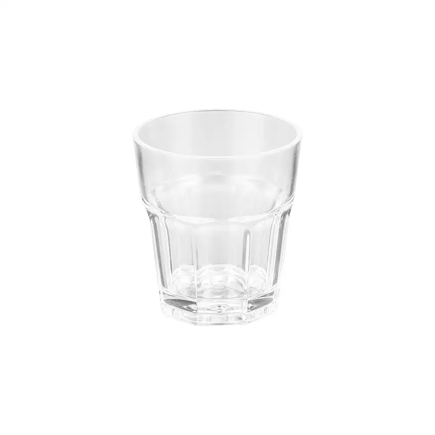 WAS Wasserglas Set POOL, 190 ml, Ø 7,5 cm, Set á 12 Stück, Polycarbonat
