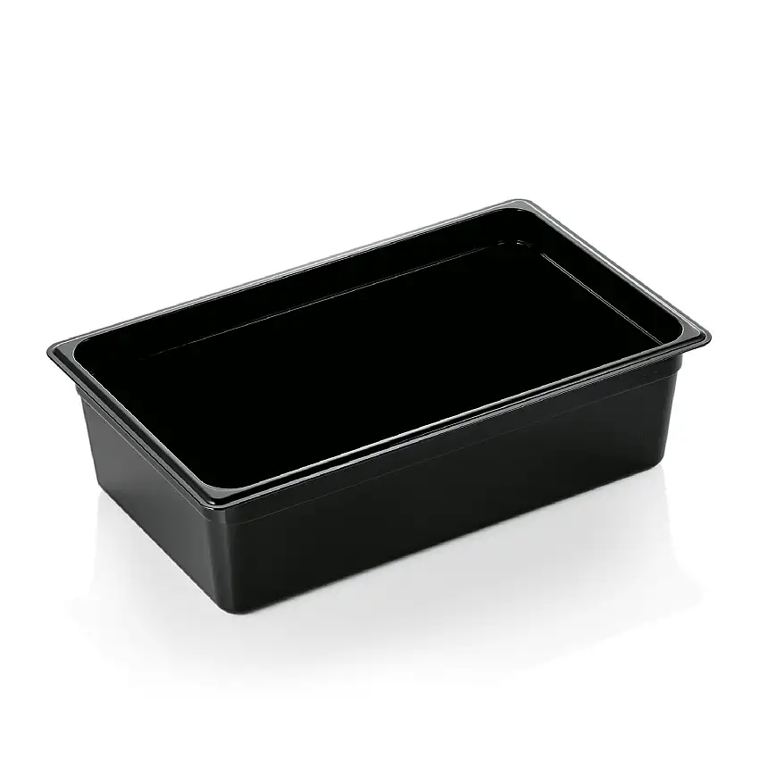 WAS GN Behälter 1/1-150 mm, schwarz, Polycarbonat GN 95