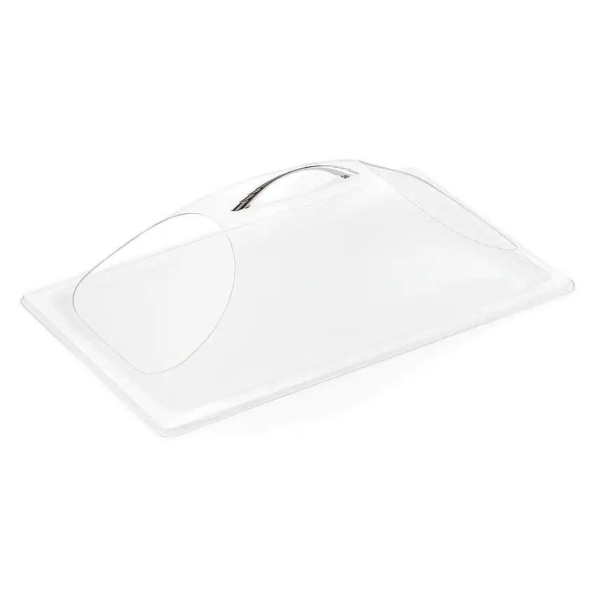 WAS Kuppelhaube GN 1/1, 2 Seitenausschnitte, Polycarbonat