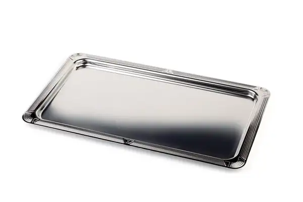 APS GN 1/2 Tablett -PROFI LINE- 32,5 x 26,5 cm, H: 1,5 cm , 18/10 Edelstahl