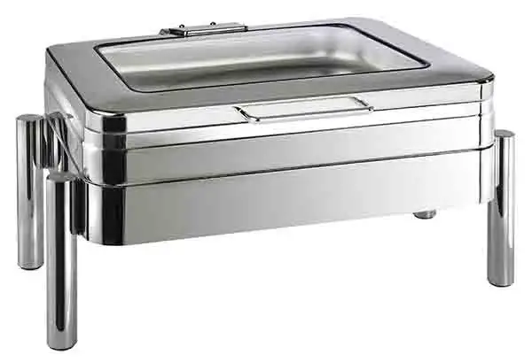 APS Chafing Dish GN 1/1 -PREMIUM- 66 x 48 cm, H: 33 cm , 18/8 Edelstahl
