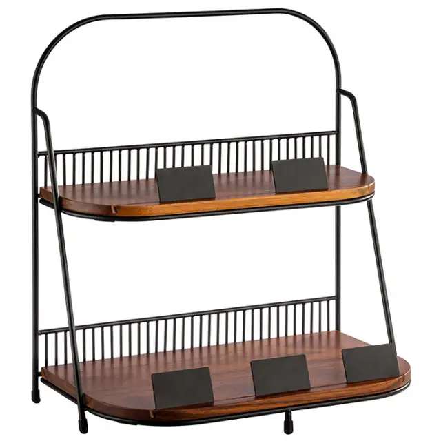 APS 2-stufige Etagère 35,5 x 21 cm, H: 40 cm