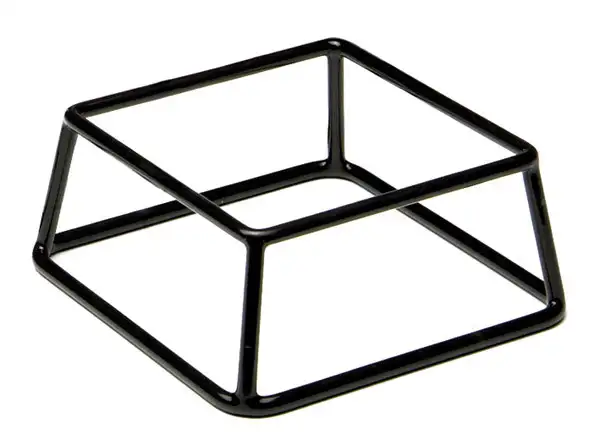 APS Buffet-Ständer -MULTI- 18 x 18 cm, H: 8 cm , Metall, schwarz ummantelt