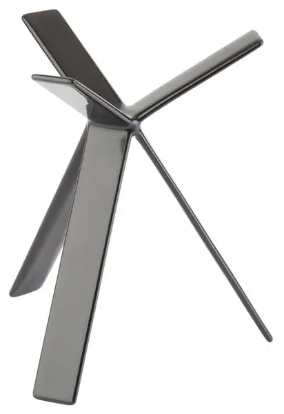 APS Buffet-Ständer -STAR- H: 18 cm , Metall, schwarz ummantelt