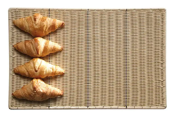 APS Auslage-Tablett, flach 60 x 40 cm, H: 1 cm , Polypropylen, beige