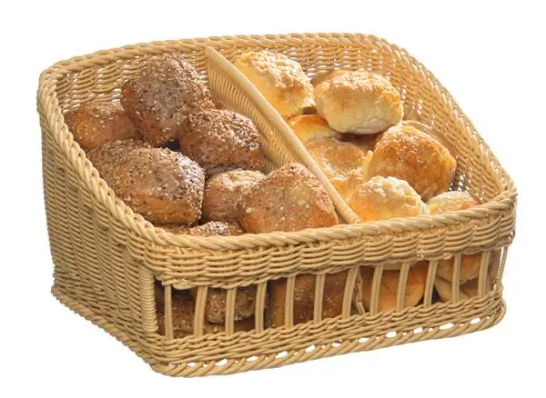 APS Systemkorb, gestäbt 45 x 40 cm, H: 27 / 16 cm , Polypropylen, beige