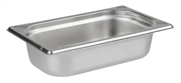 APS GN 1/4 Behälter 26,5 x 16,2 cm, Tiefe: 65 mm , Edelstahl, 1,8 Liter