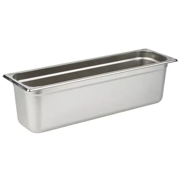 APS GN 2/4 Behälter 53,0 x 16,2 cm, Tiefe: 150 mm , Edelstahl, 8,7 Liter