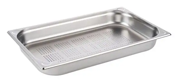 APS GN 1/1 Behälter, perforiert 53 x 32,5 cm, Tiefe: 40 mm , Edelstahl, 5 Liter