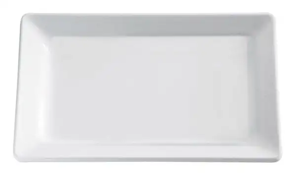 APS Tablett -PURE- 40 x 30 cm, H: 3 cm , Melamin, weiß