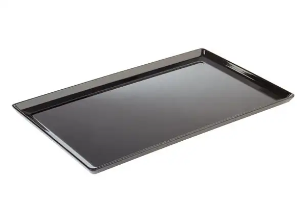 APS Tablett GN 1/1 -FLOAT- 53 x 32,5 cm, H: 3 cm , Melamin, schwarz