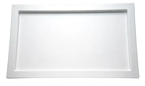 APS GN 1/3 Tablett -FRAMES- 32,5 x 17,6 cm, H: 2 cm , Melamin, weiß