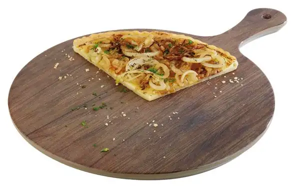 APS Tablett -OAK- Ø 30 cm, H: 1,5 cm , Melamin, Eichenoptik
