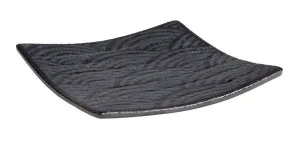 APS Tablett -DARK WAVE- 14 x 14 cm, H: 2 cm