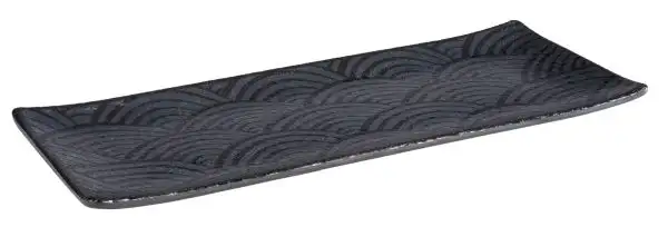 APS Tablett -DARK WAVE- 29 x 12 cm, H: 1,5 cm