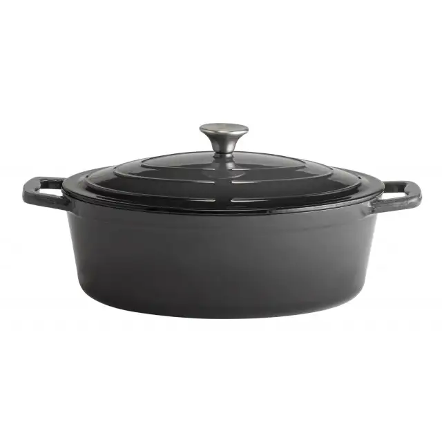 APS Bräter mit Deckel -5 STARS- 33 x 25 cm, H: 11 cm (oval)