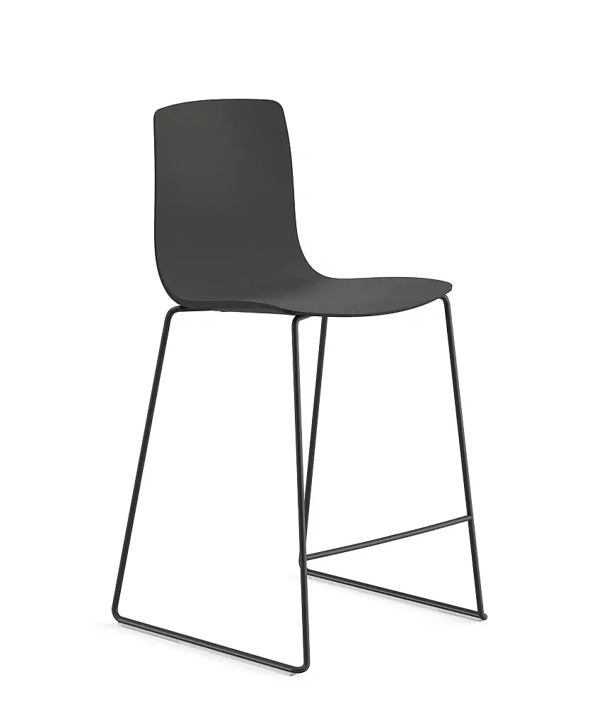 Arper - Aava 02 Barhocker, höhe 65 cm, kunststoff, schwarz #7605
