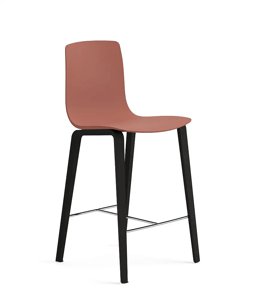 Arper - Aava 02 Barhocker, höhe 65 cm, kunststoff, schwarz / rost #7607