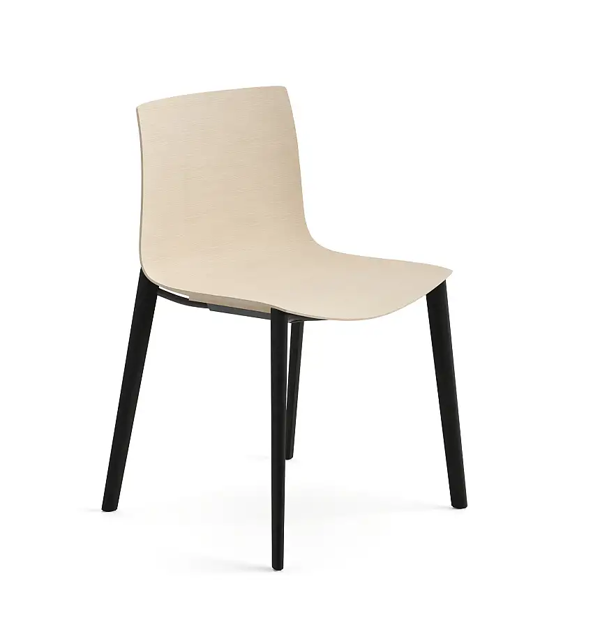 Arper - Catifa 46 Stuhl, holz, wenge / eiche gebleicht #0359