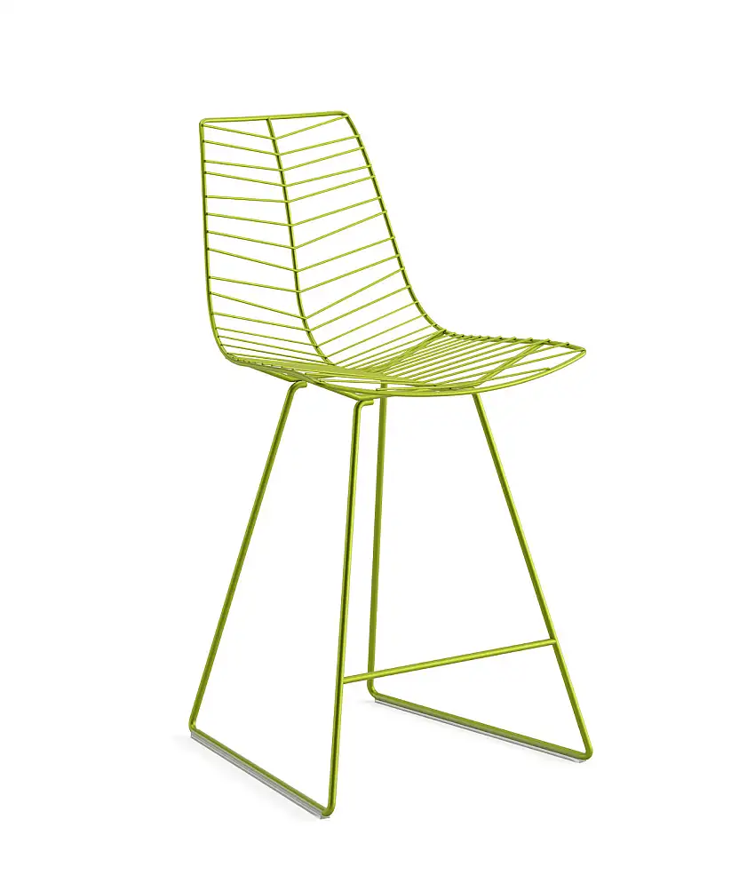 Arper - Leaf Barhocker, höhe 64 cm, grün #1817