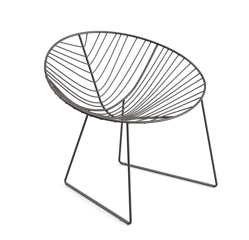 Arper - Leaf Loungesessel, mokkabraun