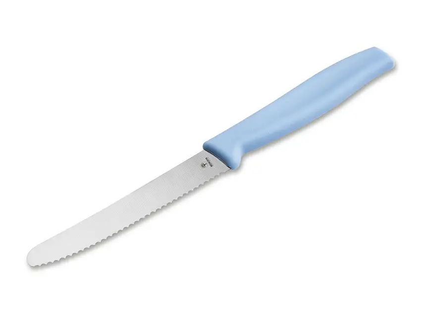 Böker Manufaktur Brötchenmesser Hellblau