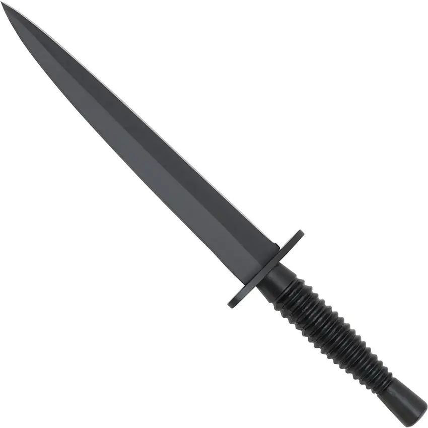 Commando Kampfmesser Schwarz