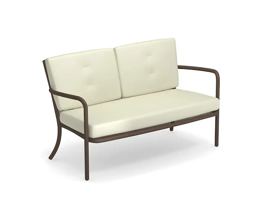 Emu - Athena Loungesofa 2-Sitzer, indischbraun